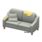 Sloppy Sofa (Gray - Yellow) NH Icon.png