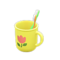 Toothbrush-and-Cup Set (Yellow - Tulip) NH Icon.png