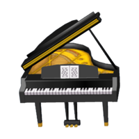 Ebony piano