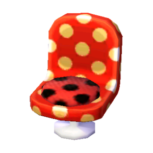 Polka-Dot Chair (Red and White - Pop Black) NL Model.png