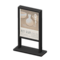 Poster Stand (Black - Pottery Exhibition) NH Icon.png