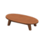 Wooden Low Table (Dark Wood)