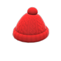 Aran-Knit Cap (Red) NH Storage Icon.png