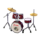 Drum Set (Deep Red - White with Logo) NL Model.png