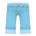 Hickory-stripe pants's Light blue variant