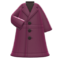 Long Pleather Coat (Purple) NH Icon.png
