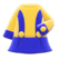 Retro A-line dress's Blue variant