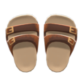Comfy Sandals (Brown) NH Icon.png