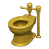 golden toilet
