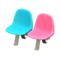 Public Bench (Light Blue & Pink) NH Icon.png