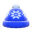Snowy Knit Cap (Blue) NH Icon.png
