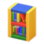 Wooden-Block Bookshelf (Colorful)