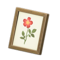 Framed Photo (Brown - Pressed Flower) NH Icon.png