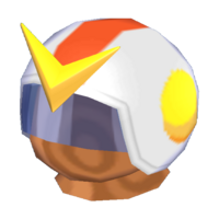 Red zap helmet