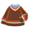 Tennis Sweater (Brown) NH Icon.png