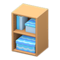 Upright Organizer (Light Brown - Blue Waves) NH Icon.png