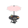 Bistro Table (Black - Pink) NH Icon.png