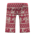 Elephant-Print Pants (Red) NH Icon.png