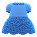 Floral Lace Dress (Blue) NH Icon.png