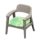 Nordic Chair (Gray - Leaves) NH Icon.png