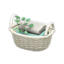 rattan towel basket