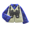 vest with binoculars