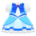 Magical dress's Blue variant