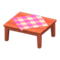 Wooden Table (Cherry Wood - Pink) NH Icon.png