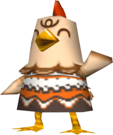 Artwork of Betty the Chicken
