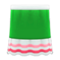 Colorful Skirt (Green) NH Icon.png
