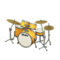 Drum Set (Golden Yellow - White with Logo) NH Icon.png
