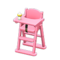 High Chair (Pink - None) NH Icon.png