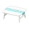 Nordic Table (White - Raindrops) NH Icon.png