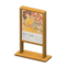 Poster Stand (Brown - Musical) NH Icon.png