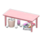 Sloppy Table (Pink - Weekly News) NH Icon.png