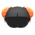 Bun Wig (Orange) NH Icon.png