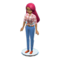 Dress-Up Doll (Long Red - Casual) NH Icon.png