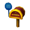 Golden mailbox