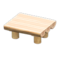 Log Dining Table (White Wood - None) NH Icon.png