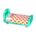 Polka-dot bed's emerald variant