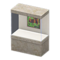 Wide Display Stand (Gray - Child's Drawing) NH Icon.png