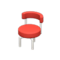 Cool Chair (White - Red) NH Icon.png