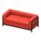 Cool Sofa (Black - Red) NH Icon.png