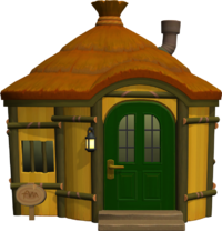 Jitters's house exterior