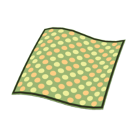 Pastel-dot rug