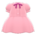 Pintuck-Pleated Dress's Pink variant