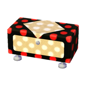 Polka-Dot Dresser (Pop Black - Caramel Beige) NL Model.png