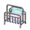 Tubular Magazine Rack (Silver - Travel Guide) NH Icon.png