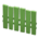 Vertical-Board Fence 's Green variant