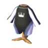 white wet suit